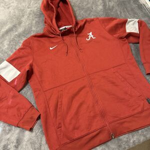 Nike Men’s Alabama Crimson Tide Dri-Fit On Field Full Zip Jacket Sz XL